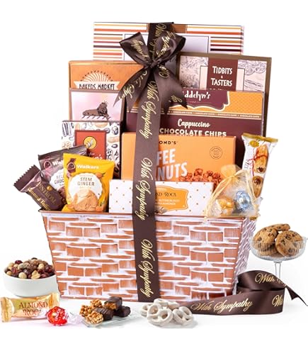 ギフトバスケット Amazon.com : Broadway Basketeers Sympathy Gift Basket Deluxe